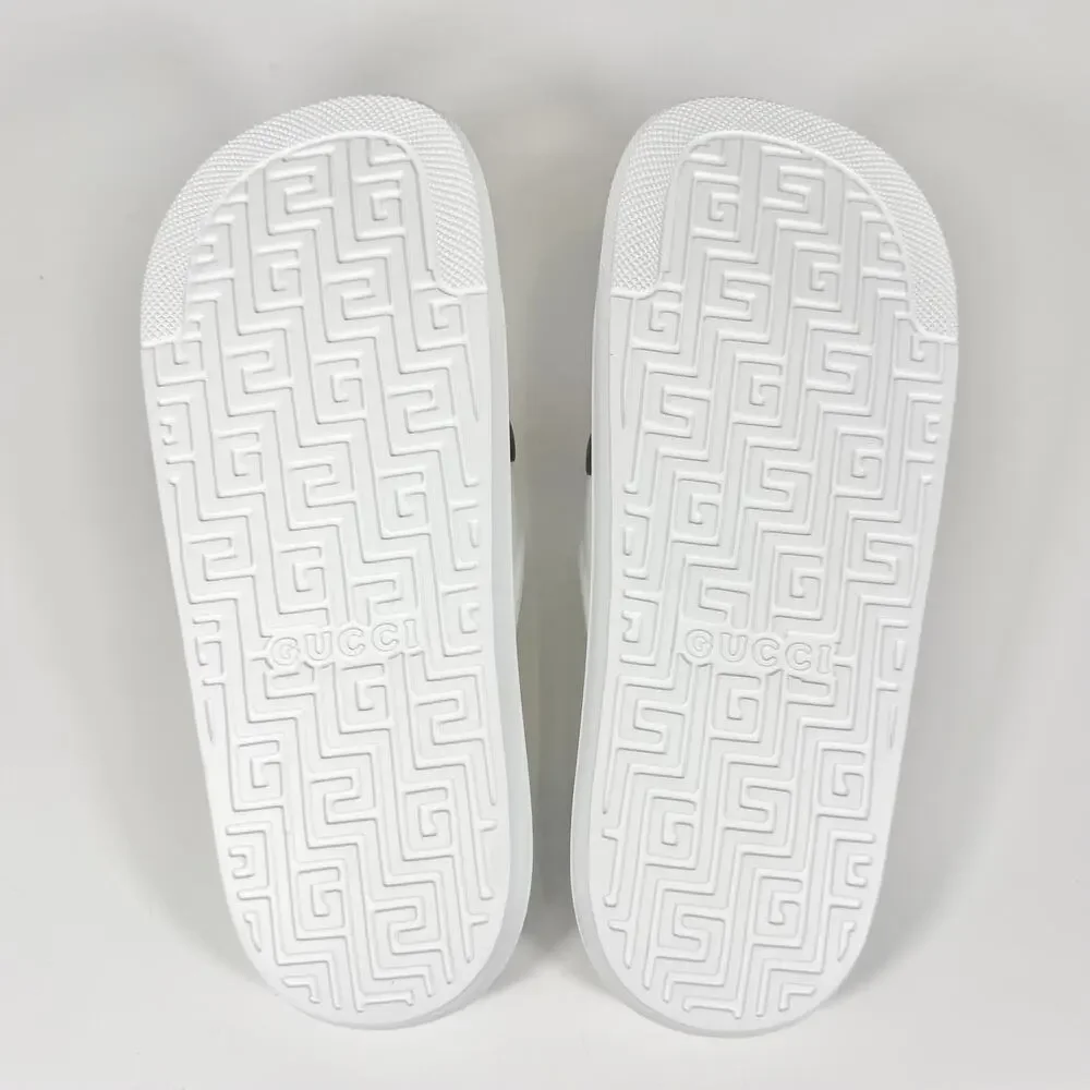 Gucci Web Rubber Pool Slide - Men’s 8.5